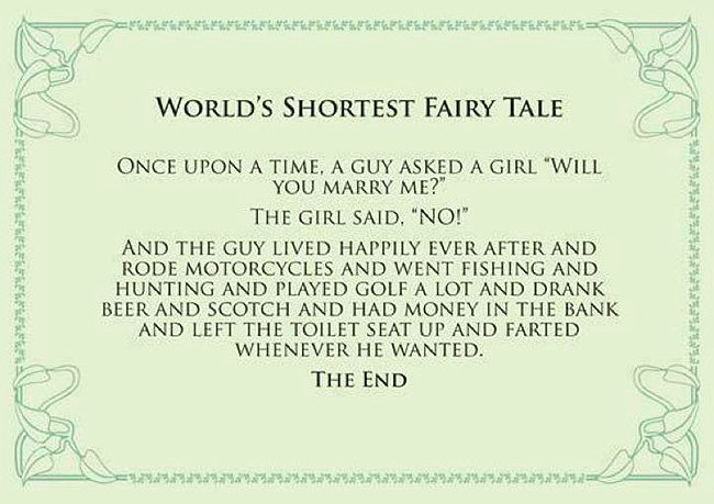 World's Shortest Fairy Tale